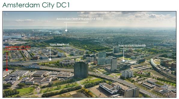 Amsterdam DC1 map