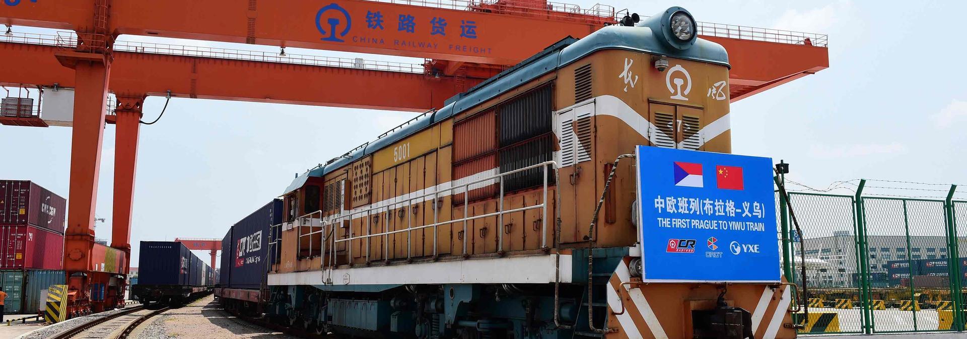 Freight train in China Freight train in China