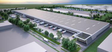 Rendering Prologis Park Eindhoven DC4