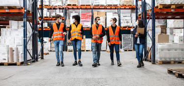 Prologis Team Members in a warehouse Prologis Team Members in a warehouse