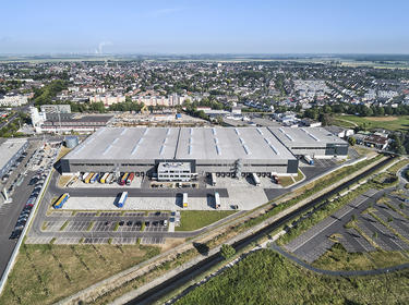 Aerial view of Prologis Pulheim Distribution Center in Germany
