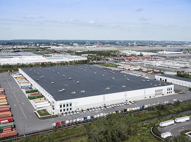 Aerial view of distribution center in Elizabeth, New Jersey Aerial view of distribution center in Elizabeth, New Jersey