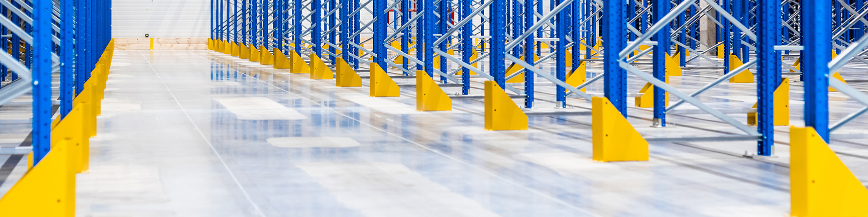 Blauw-gele warehousestellingen Blauw-gele warehousestellingen